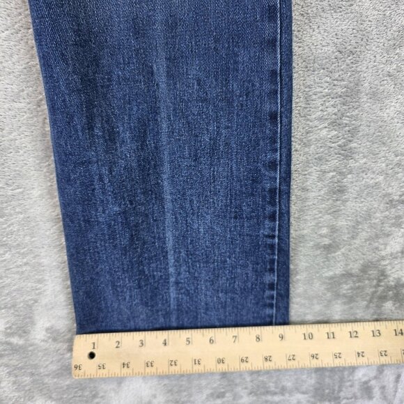 Old Navy Jeans Womens 0 Blue High Rise Flare Leg Stretch Denim Medium Wash Anza - Picture 7 of 12